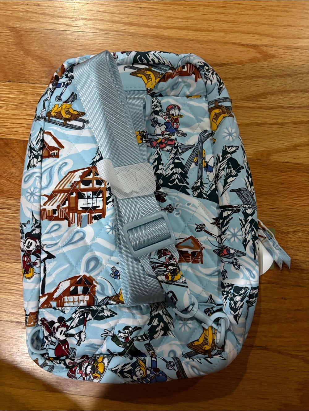 Vera Bradley Light Blue Ski Mickey & Friends Sling Backpack - Picture 3 of 5